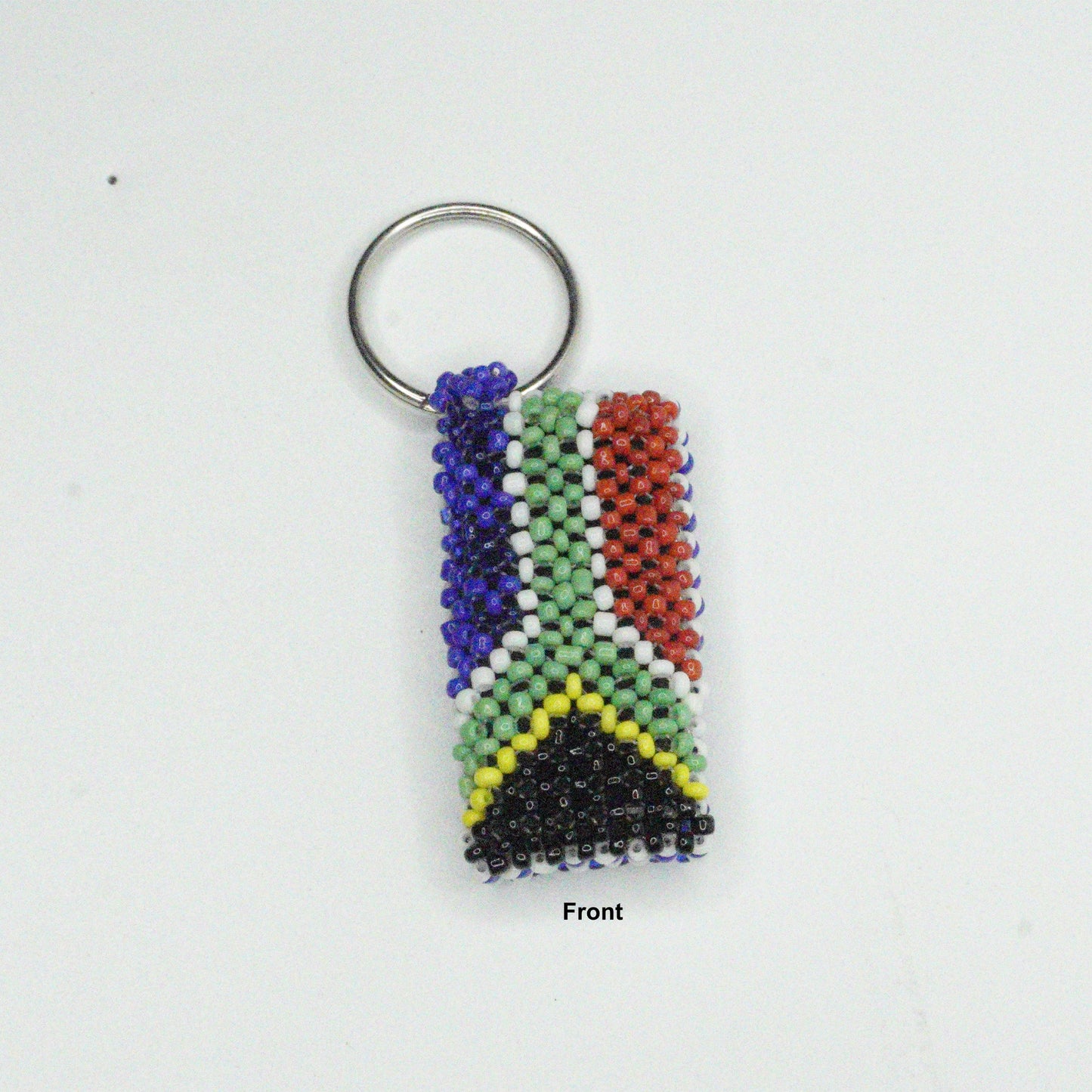 Africa Beaded Flag Keyrings, Keychain, Bag Tag, Handbag Keychain