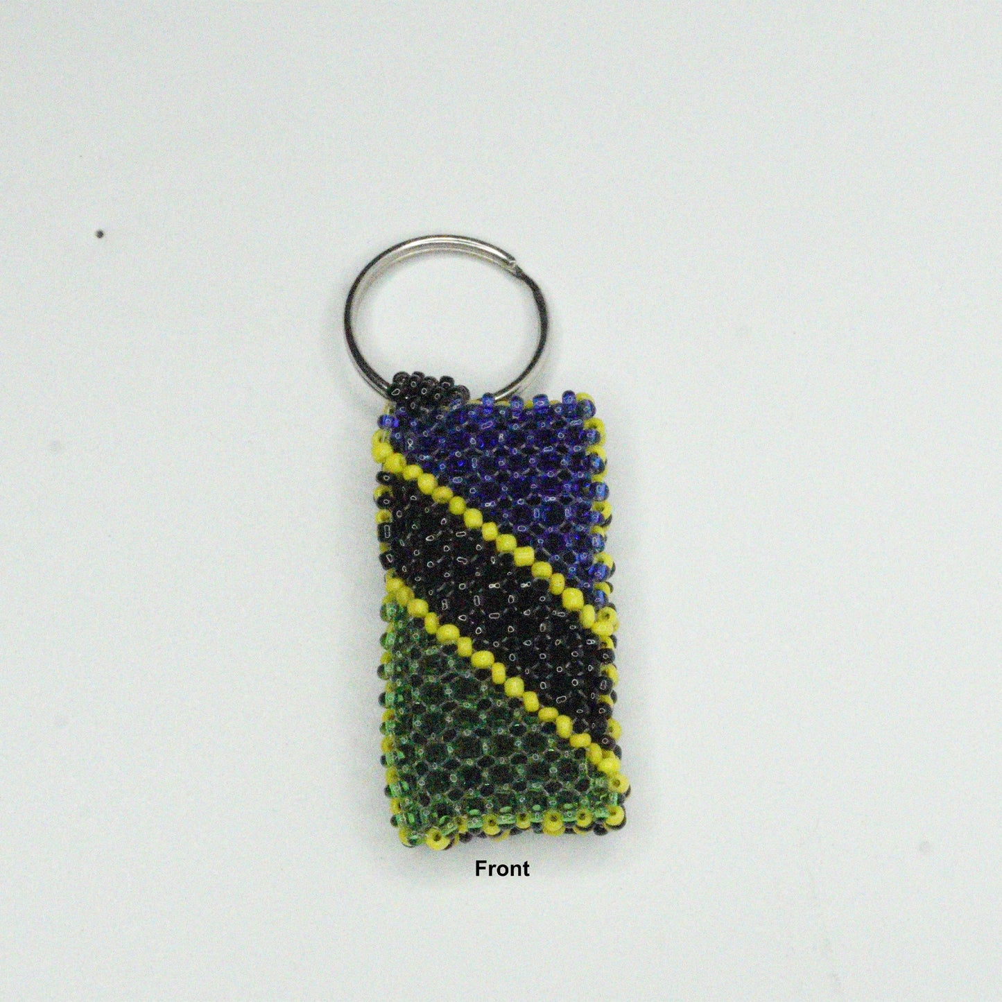 Africa Beaded Flag Keyrings, Keychain, Bag Tag, Handbag Keychain