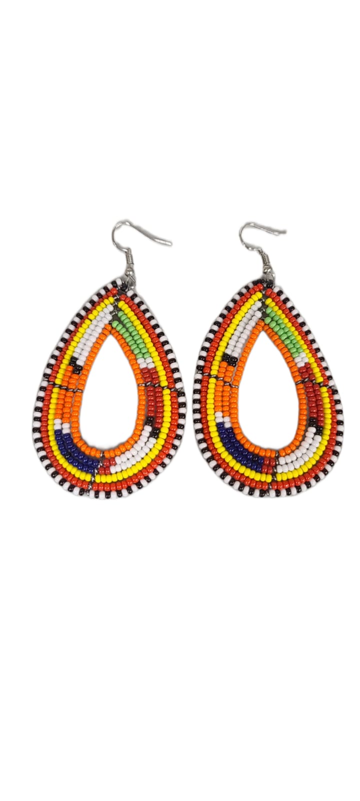 Elegant Maasai Bead Earrings