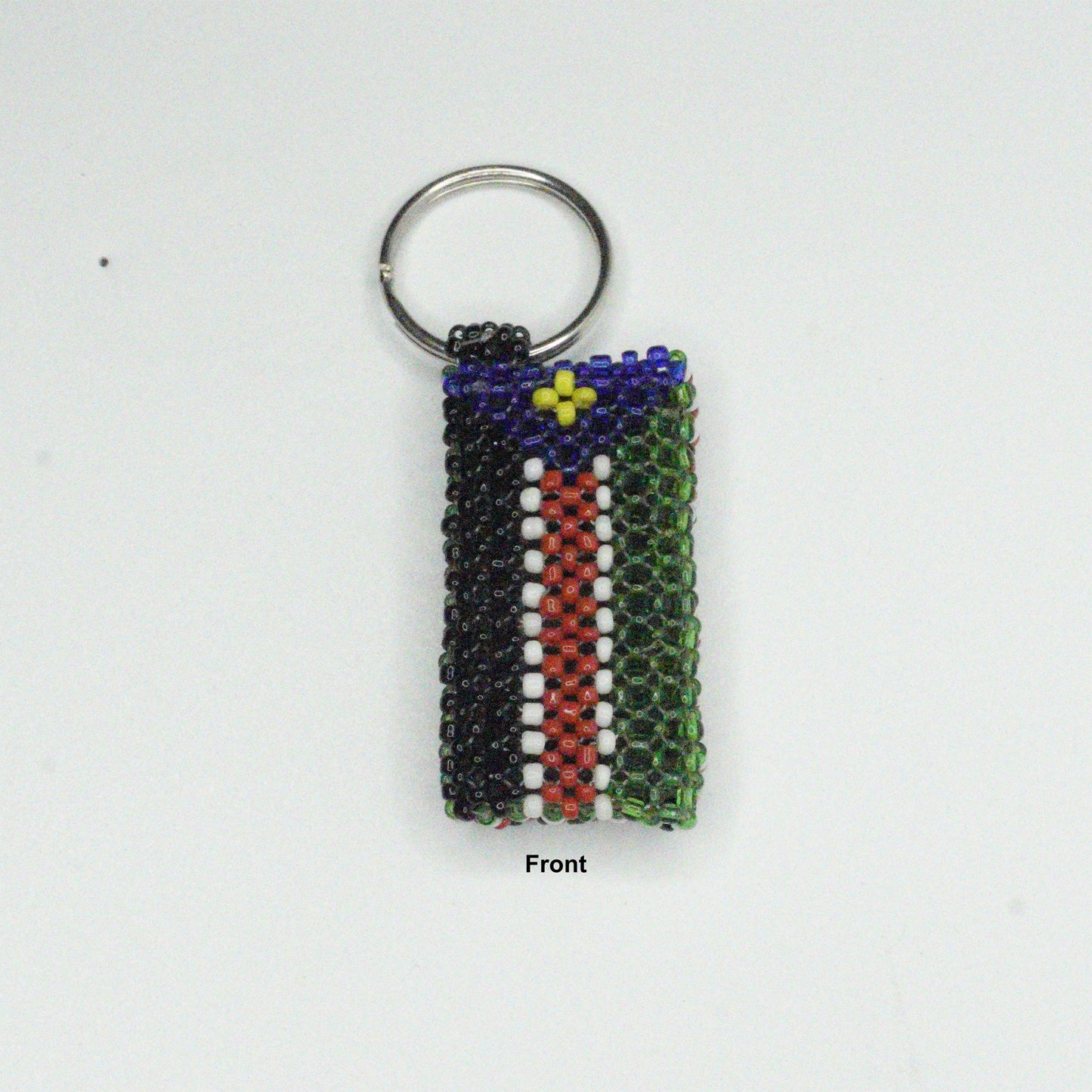 Africa Beaded Flag Keyrings, Keychain, Bag Tag, Handbag Keychain