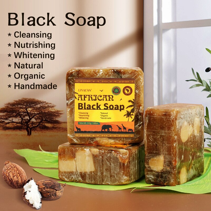 100% Natural African Black Soap | Acne Treatment | Skin Care