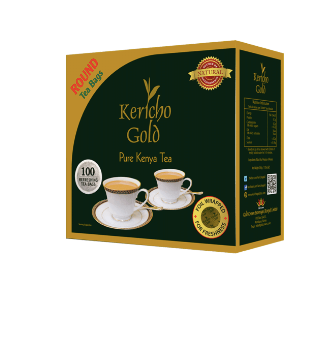 Kericho Gold, Pure Kenya Tea - 1 Pack, 100 Bags, Round Tea Bag