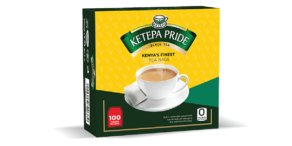 Ketepa Tea, Tea Bags-1 Pack, 100 Tea Bags, String & Tag