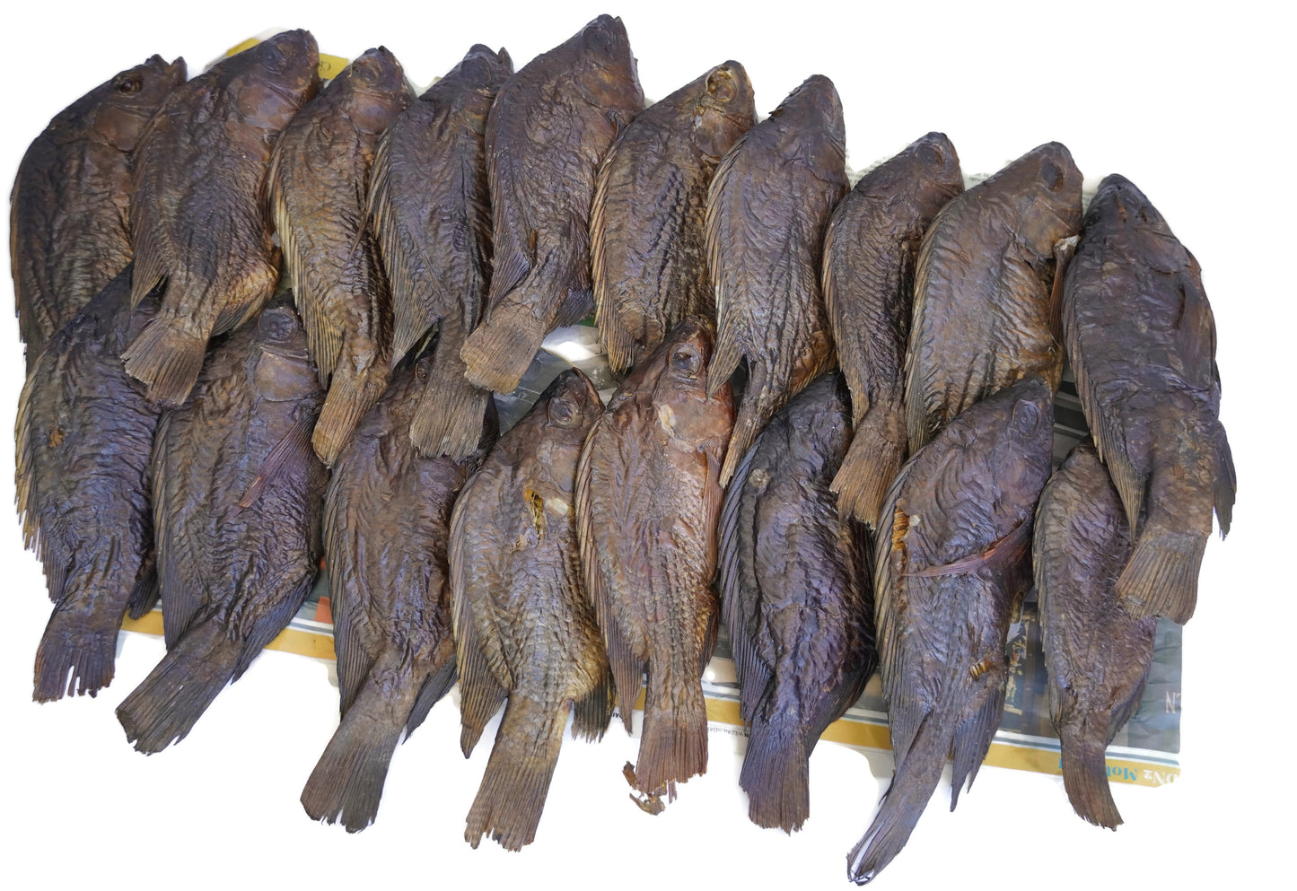 Natural Sun Dried Tilapia (Obambla) Whole Smoked Tilapia from Lake Victoria listed price one each